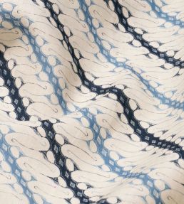 Ronnie Fabric by Schumacher Blue