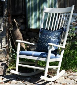 Roots Fabric by MINDTHEGAP Blue Taupe
