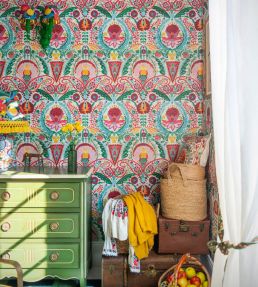 Rosa Mundi Wallpaper by MINDTHEGAP Multi