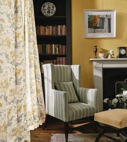 Rosalie Fabric by Colefax and Fowler Red/Green