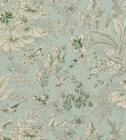 Rosalind Fabric by Thibaut Mist