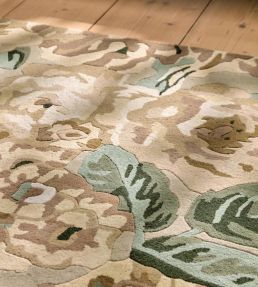 Sanderson Rose & Peony rug Birch 45001140200 Birch