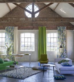 Rose de Damas Fabric by Designers Guild Cobalt