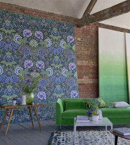 Rose De Damas Mural by Designers Guild Indigo