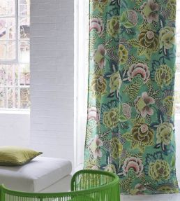 Rose de Damas Fabric by Designers Guild Jade