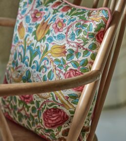 Rose Fabric by Morris & Co Weld/Leaf Green