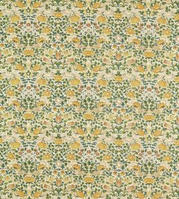 Rose Fabric by Morris & Co Weld/Leaf Green