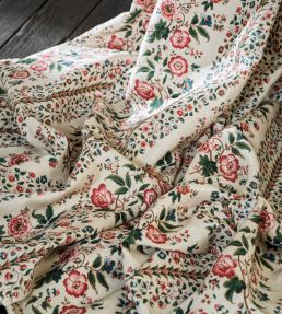 Rose Pergola Fabric by Sanderson Parchment