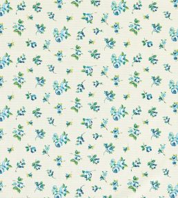 Rosebud Fabric by Clarke & Clarke Cobalt
