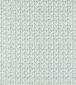 Rosehip Outdoor Fabric by Morris & Co Mineral Blue