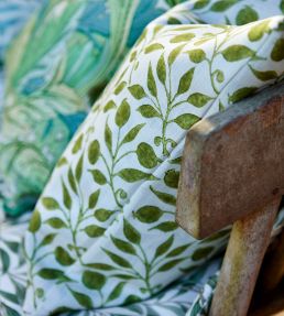 Rosehip Outdoor Fabric by Morris & Co Wheat