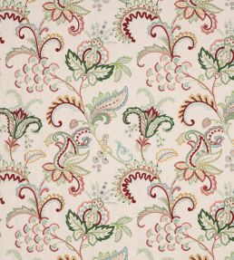 Roseto Fabric by Colefax and Fowler Red/Green