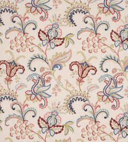 Roseto Fabric by Colefax and Fowler Red/Navy