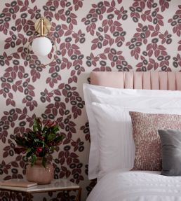 Rosetta Wallpaper by 1838 Wallcoverings Rose