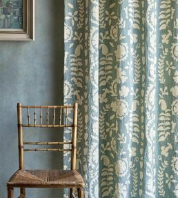 Rosetta Fabric by Lewis & Wood Cinders