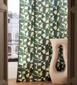 Rosetta Fabric by Lizzo Green