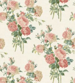 Rosie Wallpaper by George & Minnie Raspberry/Teal