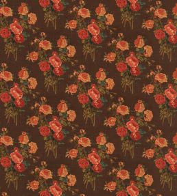 Rosie Fabric by George & Minnie Walnut