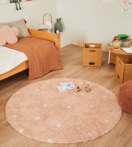 Lorena Canals Round Dot rug Rose C-RDOT-ROS Rose