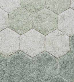 Lorena Canals Round Honeycomb rug Blue Sage C-COMB-BSG Blue Sage