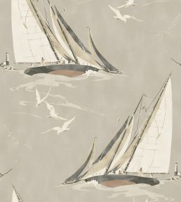 Round The Island Wallpaper by Mulberry Home Antique