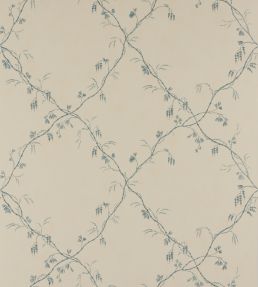 Roussillon Wallpaper by Colefax and Fowler Blue