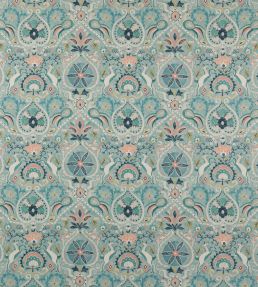 Roxton Fabric by Jane Churchill Teal
