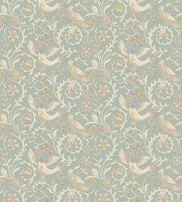 Royal Court Wallpaper by GP & J Baker Old Blue