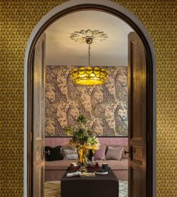 Royal Giraffe Wallpaper by Cole & Son Stone & Mulberry