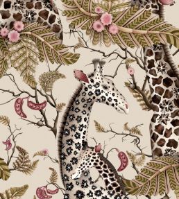 Royal Giraffe Wallpaper by Cole & Son Stone & Mulberry