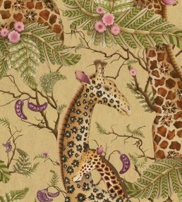 Royal Giraffe Metallic Wallpaper by Cole & Son Gilded
