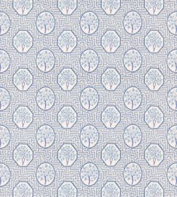 Royal Maze Fabric by GP & J Baker Royal Blue