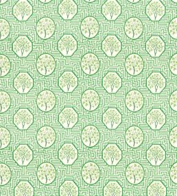 Royal Maze Fabric by GP & J Baker Royal Green