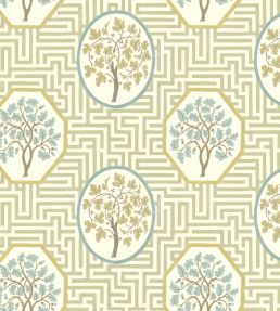Royal Maze Wallpaper by GP & J Baker Sage