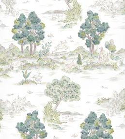 Royal Oak Wallpaper by Coordonne Mint
