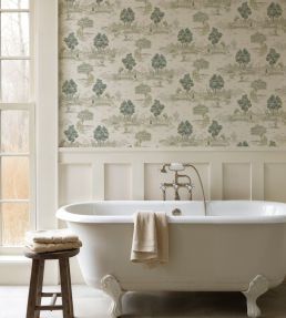 Royal Oak Wallpaper by Coordonne Mint