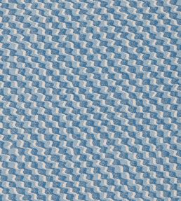 Ruffle Fabric by Fermoie Blue