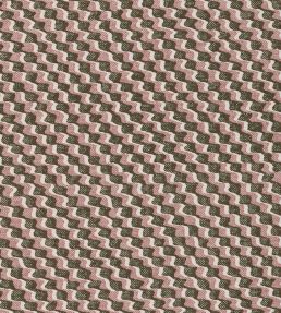 Ruffle Fabric by Fermoie Brown/Pink