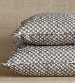 Ruffle Fabric by Fermoie Red/Grey
