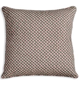 Ruffle Cushion 43 x 43cm by Fermoie Green and Pink
