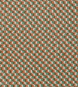 Ruffle Fabric by Fermoie Green/Brown