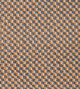Ruffle Fabric by Fermoie Orange/Blue