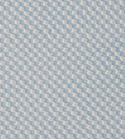 Ruffle Fabric by Fermoie Sky Blue