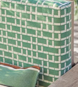 Rufolo Fabric by Casamance Emeraude Orange