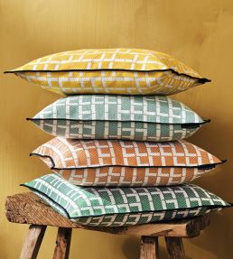 Rufolo Cushion 45 x 45cm by Maison Casamance Emeraude