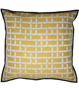 Rufolo Cushion 45 x 45cm by Maison Casamance Jaune