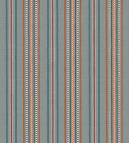 Rufus Stripe Fabric by GP & J Baker Teal