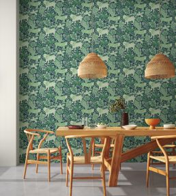 Rumble In The Jungle Wallpaper by Scion Midnight / Mint Leaf