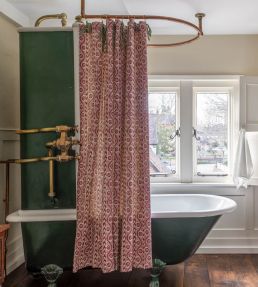 Ruslan Fabric by Volga Linen Red