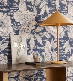 Rustic Floral Wallpaper by Eijffinger Beige / Sand